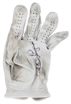 Bernhard Langer Worn/Autographed Titleist Glove (JSA)